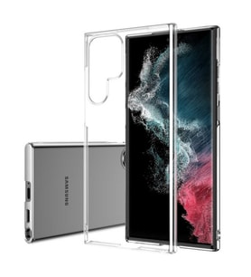 Galaxy S22 Ultra Kılıf Zore Vonn Şeffaf Sert Silikon Kılıf (Renksiz)
