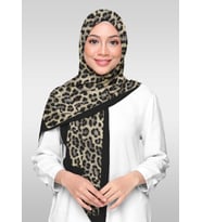 Soft Natural Pamuk Şal-70 X 190 -06098 (Siyah-Krem)