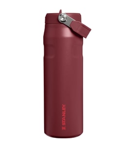 Stanley The IceFlow Bottle Flip Straw Pipetli Termos 2.0 0.7 L - (24 OZ) Cranberry (Koyu Kırmızı)