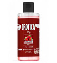 Strawberry 4 in 1 WB Lube 100ml by Sens Su Bazlı Çilek Aromalı Kayganlaştırıcı Masaj Jeli
