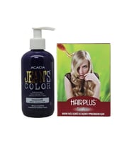 Saç Boyası Eflatun 250ml Ve Hairplus Saç Açıcı