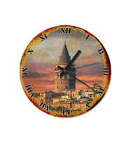 bilge Tasarım Duvar Saati 35 x 35 CM (Karışık)