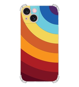 PrintiFy Apple iPhone 15 Plus (Kamera Korumalı) Uyumlu Köşe Korumalı Renk Cümbüşü A Kılıf