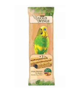 Gold Wings Meyveli Muhabbet Kuş Kraker 3'lü