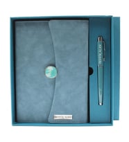 İsme Özel Premium Defter ve Kalem Seti Tasarım Kutulu - Renk Seçenekli