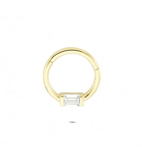 Glorria Altın Geometrik Halka Piercing