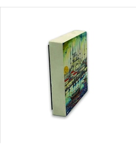 Sultanahmet Camii Baskılı Doğaltaş  Magnet(KRT-014)