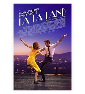 Dans Eden La La Land Filmi Tablo Ahşap Poster Dekoratif