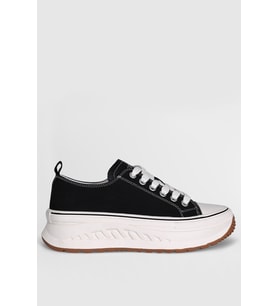Lufian Shay Siyah Bayan Sneaker Spor Ayakkabı