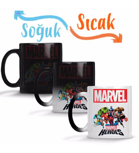Marvel 01 Sihirli Kupa Bardak Porselen