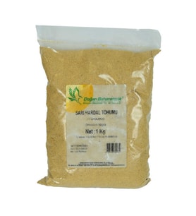 Hardal Tohumu Öğütülmüş Doğal Sarı 1000 Gr Paket