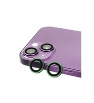 Apple iPhone 14 Uyumlu Zore CL-07 Kamera Lens Koruyucu (Koyu Yeşil)