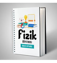 Fizik Öğretmenine Özel İsimli Defter