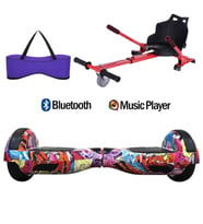 Citymate Elektrikli Kaykay Hoverboard Akıllı Denge 6.5 Inch + HoverKart + Çanta EXTREM PAKET D16