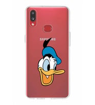 Samsung Galaxy A10s  Kapak Donald Duck Tasarımlı Şeffaf Silikon Kılıf