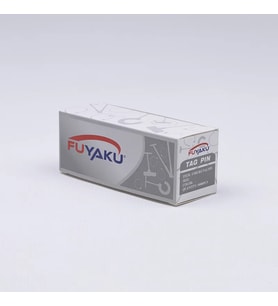 Fuyaku 4.4 MM I-End Mikro İnce (Fine) Kılçık Etiketleme Plastiği Siyah (10.000 Adet)