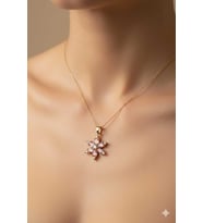 Lotus Çiçeği Kolye