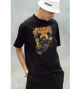 Avenged Sevenfold Temalı Unisex Oversize Müzik Grubu Tişört