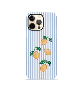 iPhone 12 Pro Max Vorian Çift Katmanlı Kılıf Mini Lemon Riviera