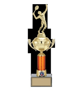 ODAK KUPA - Figürlü Kupalar - Tenis Erkek Figürlü Kupalar FG-056 C - 42 cm