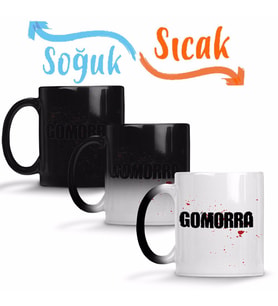 Gomorra Sihirli Kupa Bardak Porselen