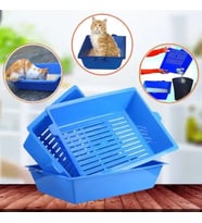 Elekli 3 Katlı Kedi Tuvaleti