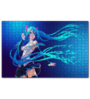 Cakapuzzle  Anime Kız Uzun Saçlı  Puzzle Yapboz MDF (Ahşap) (120 Parça)