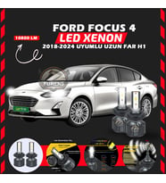 Ford Focus 4 2018-2024 Uzun Far Uyumlu Şimşek Etkili Led Xenon Premium Series H1