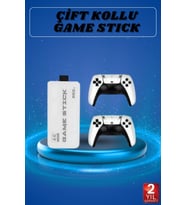 Game Stick 4K Retro Çift Kollu Atari Oyunlari +20000 Oyunlu Konsol Nostalji