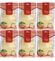 Derma Naturel Loofah Kabak Banyo ve Yüz Lifi (15*24CM) MS-10 (6 Lı Set)