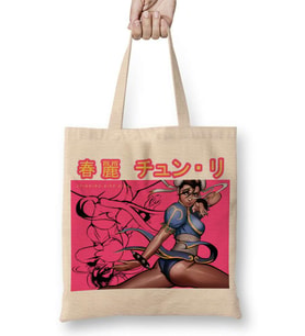 Street Fighter Chun Li Bez Çanta Uzun Saplı