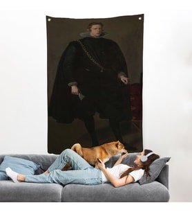 Velazquez Diego - Philip IV İspanya ve Portekiz Kralı Duvar Örtüsü-7368