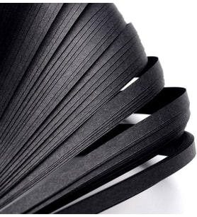 Hayal 10mm SİYAH Renkli Quilling Kağıdı - 50'li sedefli