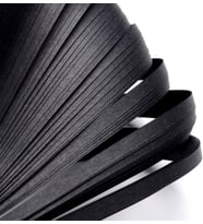 Hayal 10mm SİYAH Renkli Quilling Kağıdı - 50'li sedefli