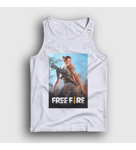 Presmono Unisex Beyaz Cover Free Fire Atlet 232592tt