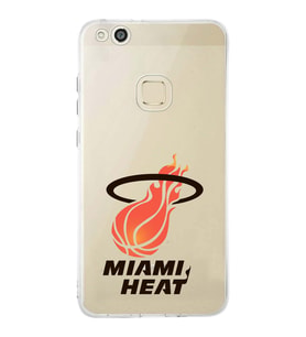 Huawei P10 Lite Uyumlu Kapak Miami Heat Tasarımlı Şeffaf Silikon Kılıf