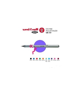 Uni-Ball Roller Kalem Eye Fine Bilye Uç 0.7 MM Pembe UB-157