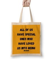 Mr Fred Rogers Quotes - Vintage Retro Style Art Bez Çanta Uzun Saplı