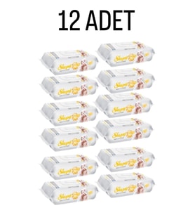 Sleepy Sensitive Islak Havlu 12x90'lı 12 Paket 1080 Yaprak