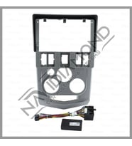 ÖZER ELEKTRONİK  DACIA LOGAN 2005-2010 ANDROİD TEYP ÇERÇEVE (9 INCH) - SOKET - CANBUS (Renksiz)