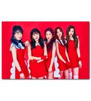 Cakatablo Black Pink Kore Pop Hizmetçi Üniformalı MDF Tablo