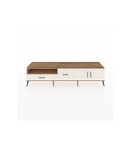 Hyperion TV Ünitesi 2 Raflı 2 Çekmeceli 2 Kapaklı 220x44x51 Çam-Aytaşı