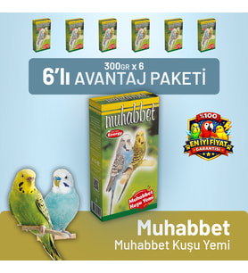 Muhabbet Muhabbet Kuşu Yemi - 6 Adet