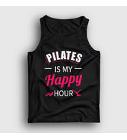Presmono Unisex Siyah My Happy Hour Hediye Pilates Atlet 512658tt