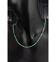 Zümrüt Doğal Taş Kristal Küre Kesim 3mm Kolye