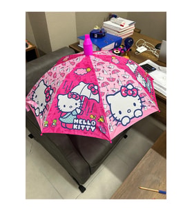 Hello Kitty Lisanslı Koruma Kılıflı Çocuk Şemsiye