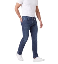 DeepSEA Erkek Regular Fit Standart Kesim Likralı Taşlanmış Lacivert Kot Pantolon – Esnek Pamuklu Jean 2600982