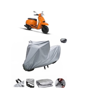 Lambretta V125 Special  Su Geçirmez Motosiklet Brandası ARKA ÇANTA UYUMLU