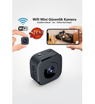 Wifi Mini Güvenlik Kamera Uzaktan izleme - Ses - Hafıza Kart Kayıt