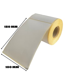 ŞeyliŞeyler - 100X150 Termal Barkod Etiketi 350 Sarım 6 Rulo